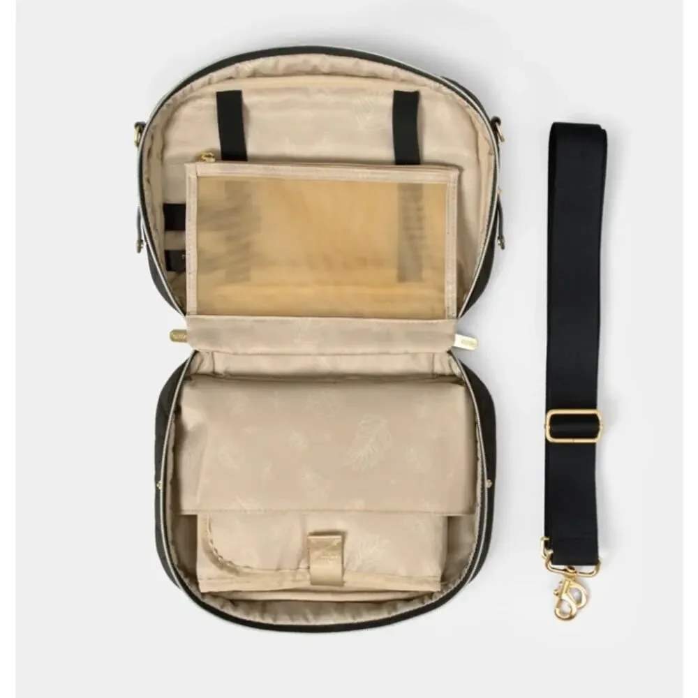 12Little Diaper Clutch 3.0 in Black — Vegan Leather Crossbody